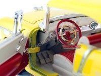 Cochesdemetal.es 1955 Chevrolet Bel Air Convertible Amarillo 1:18 Motor Max 73184
