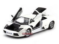 Cochesdemetal.es 2001 Lamborghini Murcielago Blanco Metalizado 1:18 Bburago 12022