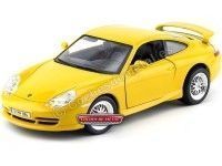 Cochesdemetal.es 1997 Porsche 911 (996) GT3 Strasse Amarillo 1:18 Bburago 12040