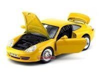 Cochesdemetal.es 1997 Porsche 911 (996) GT3 Strasse Amarillo 1:18 Bburago 12040