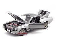 Cochesdemetal.es 1967 Shelby GT 500e Eleanor "60 Segundos" Gris / Negro 1:18 Greenlight 12909