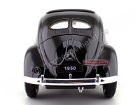 Cochesdemetal.es 1950 Volkswagen Classic T1 Kafer Beetle Black 1:18 Welly 18040