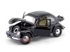 Cochesdemetal.es 1950 Volkswagen Classic T1 Kafer Beetle Black 1:18 Welly 18040