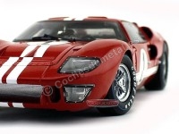 Cochesdemetal.es 1966 Ford GT40 Mark II Nº1 Miles/Ruby Ganador 12h Sebring Rojo 1:18 Shelby Collectibles 407