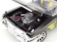 Cochesdemetal.es 1960 Chevrolet Impala Convertible Custom Negro con llamas 1:18 Motor Max 79009