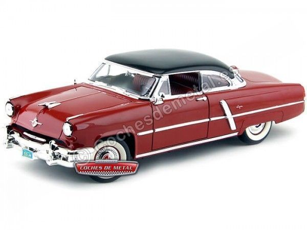 Cochesdemetal.es 1952 Lincoln Capri Granate 1:18 Lucky Diecast 92808