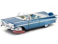 Cochesdemetal.es 1959 Chevrolet Impala Convertible Azul 1:18 Lucky Diecast 92118