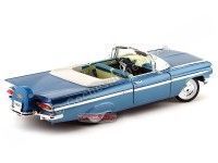 Cochesdemetal.es 1959 Chevrolet Impala Convertible Azul 1:18 Lucky Diecast 92118