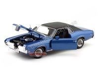 Cochesdemetal.es 1970 Mercury Cougar XR7 Azul-Negro 1:18 Welly 12521