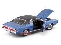 Cochesdemetal.es 1970 Mercury Cougar XR7 Azul-Negro 1:18 Welly 12521