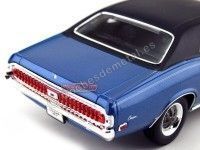 Cochesdemetal.es 1970 Mercury Cougar XR7 Azul-Negro 1:18 Welly 12521