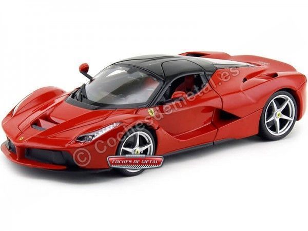 Cochesdemetal.es 2015 Ferrari F70 LaFerrari Rojo/Negro 1:18 Bburago 16001