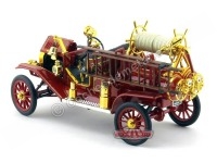 Cochesdemetal.es 1914 Ford Model T Fire Engine Bomberos Rojo 1:18 Lucky Diecast 20038