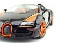 Cochesdemetal.es 2014 Bugatti Veyron 16.4 Grand Sport Vitesse Negro 1:18 Rastar 43900