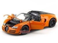 Cochesdemetal.es 2014 Bugatti Veyron 16.4 Grand Sport Vitesse Naranja 1:18 Rastar 43900