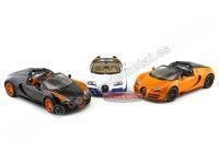 Cochesdemetal.es 2014 Bugatti Veyron 16.4 Grand Sport Vitesse Naranja 1:18 Rastar 43900