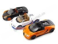 Cochesdemetal.es 2014 Bugatti Veyron 16.4 Grand Sport Vitesse Naranja 1:18 Rastar 43900