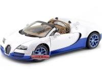 Cochesdemetal.es 2014 Bugatti Veyron 16.4 Grand Sport Vitesse Blanco-Azul 1:18 Rastar 43900