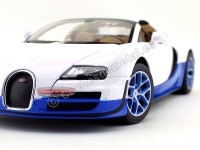 Cochesdemetal.es 2014 Bugatti Veyron 16.4 Grand Sport Vitesse Blanco-Azul 1:18 Rastar 43900