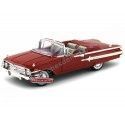 Cochesdemetal.es 1960 Chevrolet Impala Convertible Rojo 1:18 Motor MAX 73110