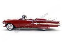 Cochesdemetal.es 1960 Chevrolet Impala Convertible Rojo 1:18 Motor MAX 73110