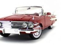 Cochesdemetal.es 1960 Chevrolet Impala Convertible Rojo 1:18 Motor MAX 73110