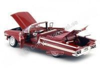 Cochesdemetal.es 1960 Chevrolet Impala Convertible Rojo 1:18 Motor MAX 73110