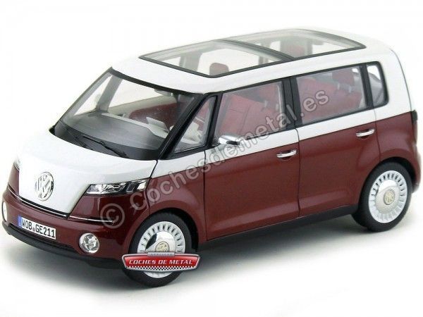 Cochesdemetal.es 2011 Volkswagen Bulli Studia Concept Car Granate-Blanco 1:18 Norev 7E9099302BL9