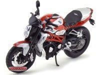 Cochesdemetal.es 2012 MV Agusta Brutale 1090RR Roja-Gris 1:12 Maisto 11097 MV03