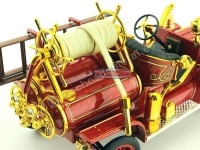 Cochesdemetal.es 1914 Ford Model T Fire Engine Bomberos Rojo 1:18 Lucky Diecast 20038