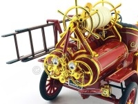 Cochesdemetal.es 1914 Ford Model T Fire Engine Bomberos Rojo 1:18 Lucky Diecast 20038