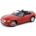 Cochesdemetal.es 2002 BMW Z4 3.0i Roadster Rojo 1:18 Motor Max 73144