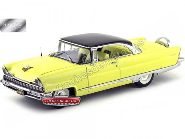 Cochesdemetal.es 1956 Lincoln Premiere Hard Top Black-Yellow 1:18 Sun Star 4654