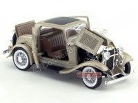 Cochesdemetal.es 1932 Ford 3-Windows Coupé Metallic Gold 1:18 Lucky Diecast 92248