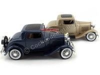 Cochesdemetal.es 1932 Ford 3-Windows Coupé Metallic Gold 1:18 Lucky Diecast 92248