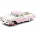 Cochesdemetal.es 1957 Ford Ranchero Rosa/Beige 1:18 Lucky Diecast 92208