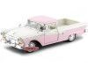 Cochesdemetal.es 1957 Ford Ranchero Rosa/Beige 1:18 Lucky Diecast 92208