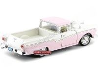 Cochesdemetal.es 1957 Ford Ranchero Rosa/Beige 1:18 Lucky Diecast 92208