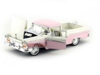 Cochesdemetal.es 1957 Ford Ranchero Rosa/Beige 1:18 Lucky Diecast 92208