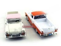 Cochesdemetal.es 1957 Ford Ranchero Rosa/Beige 1:18 Lucky Diecast 92208