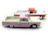 Cochesdemetal.es 1957 Ford Ranchero Rosa/Beige 1:18 Lucky Diecast 92208