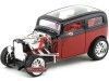 Cochesdemetal.es 1931 Ford Model A Custom Rojo-Negro 1:18 Lucky Diecast 92849