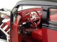 Cochesdemetal.es 1931 Ford Model A Custom Rojo-Negro 1:18 Lucky Diecast 92849