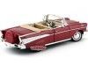 Cochesdemetal.es 1957 Chevrolet Bel Air Convertible Granate 1:18 Lucky Diecast 92108