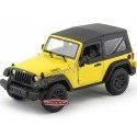 Cochesdemetal.es 2014 Jeep Wrangler 3.6L Amarillo-Negro 1:18 Maisto 31676