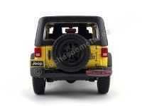 Cochesdemetal.es 2014 Jeep Wrangler 3.6L Amarillo-Negro 1:18 Maisto 31676