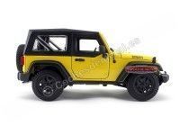 Cochesdemetal.es 2014 Jeep Wrangler 3.6L Amarillo-Negro 1:18 Maisto 31676