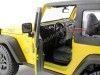 Cochesdemetal.es 2014 Jeep Wrangler 3.6L Amarillo-Negro 1:18 Maisto 31676