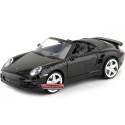 Cochesdemetal.es 2008 Porsche 911 Turbo Cabriolet Negro Metalizado 1:18 Motor Max 73183BK