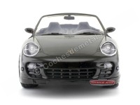 Cochesdemetal.es 2008 Porsche 911 Turbo Cabriolet Negro Metalizado 1:18 Motor Max 73183BK